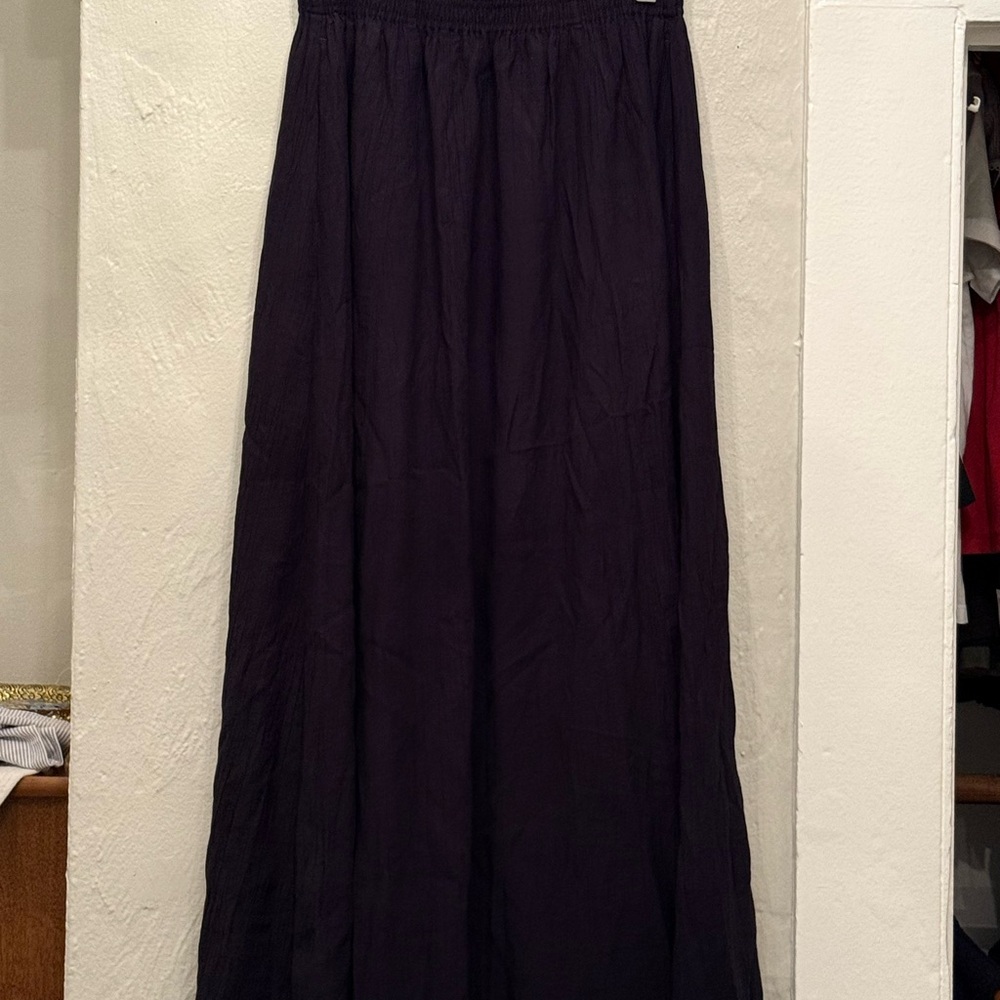 Abercrombie & Fitch Black Maxi A-Line Skirt